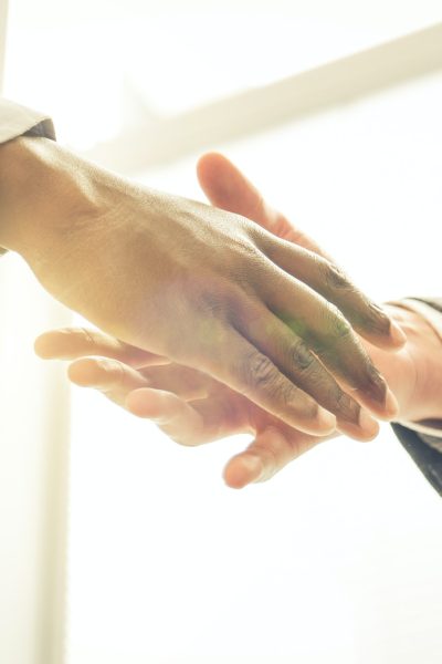 Business handshake